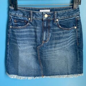 Loft Denim Mini Skirt Size 0